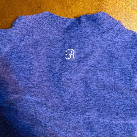 New Bombshell Sportswear Iris Purple Neon Crop Zip up Top Workout Athleisure NWT - Picture 8 of 8